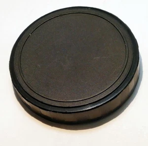 71mm Lens Front Cap slip on type vintage  plastic black - Picture 1 of 5