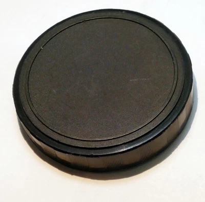 71mm Lens Front Cap slip on type vintage  plastic black - Image 1 of 4