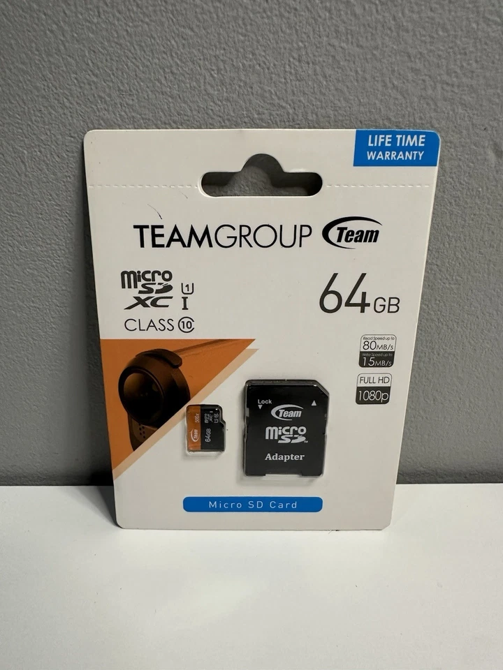 Teamgroup Micro SD Card Ultra Memory Card with MicroSD to SD Adapter 32 GB - Image 1 of 1
