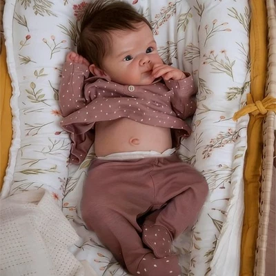 Anano Reborn Baby Dolls Silicone Full Body-18 in Realistic Baby Doll Girl, Full  - Image 1 of 4