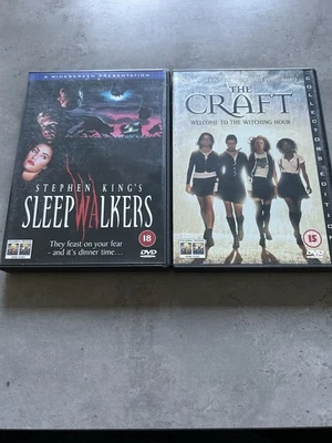 Sleepwalker and The Craft DVDS Region 2 - Image 1 of 4