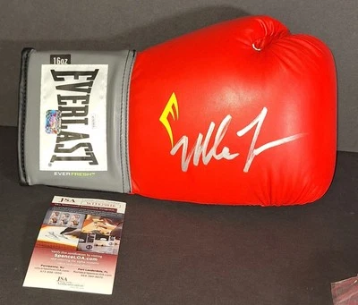 Mike Tyson Signed Autographed Boxing Glove JSA Witness COA  - Image 1 of 4