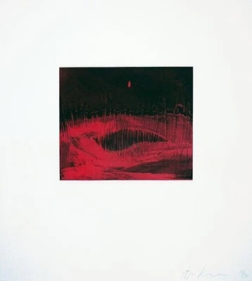 Grabado original de Anish Kapoor firmado y numerado Negrura desde su útero... - Imagen 1 de 4