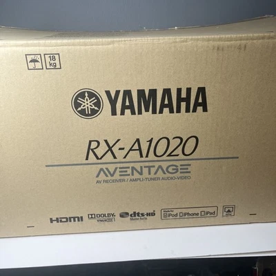 Yamaha AVENTAGE RX-A1020 3D A/V Receiver - 7.2 Channel - Open Box - Image 1 of 4