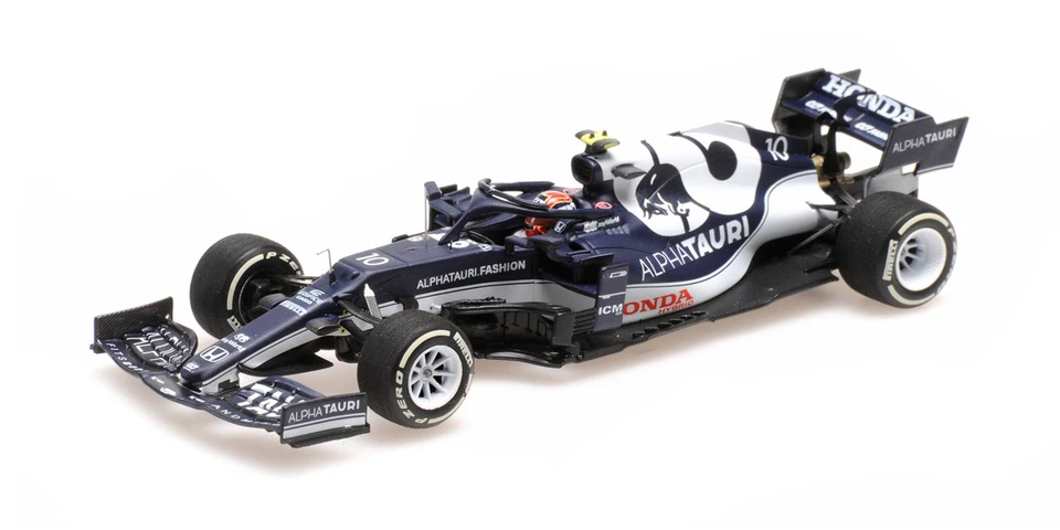 Minichamps 417210710 SCUDERIA ALPHATAURI HONDA AT2 P.GASLY 3° AZERBAIJAN GP 2021 - Immagine 1 di 1