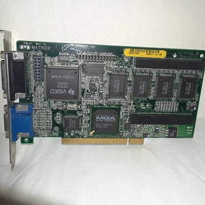 MATROX 708-01 MATROX MGA-MYST/2N PCI 64B 2MB SVGA VIDEO - Picture 1 of 1