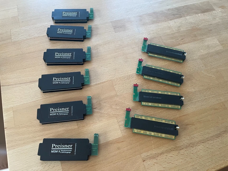 Preisner MSM9 Teilnehmenr-Module und  Module für Sat A/B Umschalter - Bild 1 von 4