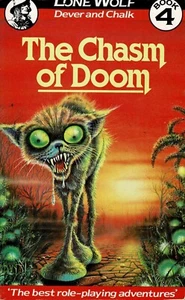 Joe Dever - Lone Wolf 4 - The Chasm of Doom - 1./1. Edition - B+/A/B+ - Bild 1 von 9