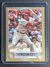 2022 Topps UK Edition Gold Parallel Lars Nootbaar ROOKIE CARD /25 Cardinals