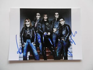 Autógrafos de fotos firmados completamente de Gotardo ""Steve Lee"" de 5x7 pulgadas - Imagen 1 de 1