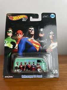 Hot Wheels Premium 50th Anniversary Alex Ross DC Comics Volkswagen T1 Panel Bus - Picture 1 of 6