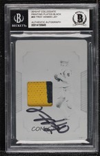 2019 National Treasures Collegiate Printing Plate Black 1/1 Troy Aikman HOF ow6