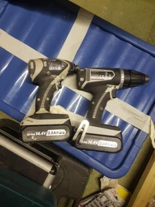 Panasonic cordless drill ey74a1and impact drill ey7546 with 2 battery & charger - Picture 1 of 1
