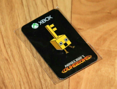 Minecraft Dungeons Promo Pin Badge Gamescom 2019 Nintendo Switch PS4 Xbox One . - Image 1 of 4
