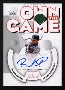 Rafael Furcal 2024 Topps Archives Own The Game Autograph Auto Atlanta Braves - Picture 1 of 2