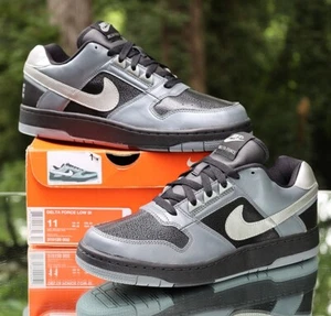 Nike Delta Force Low SI Men’s Size 11 Grey Silver Black 2007 Release 315129-002 - Picture 1 of 21