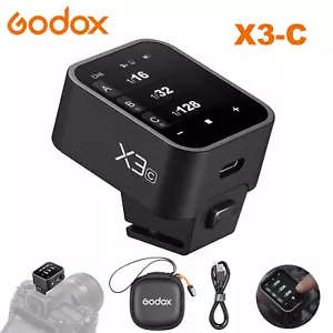 Godox X3 X3-C X3C TTL Wireless Flash Trigger Touch Screen Transmitter for Canon - Picture 1 of 7