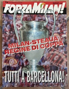 Rara Rivista FORZA MILAN! Anno XXI - n.5 Maggio 1989 - Silvio Berlusconi Editore - Foto 1 di 3