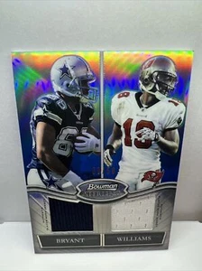 2010 Bowman Sterling Blue Refractor /50 Dez Bryant Mike Williams Rookie RC - Picture 1 of 2