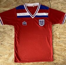 England 1982 Red Away Football Shirt Men's M Admiral Rare Vintage Collectable