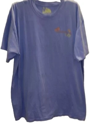 Camisa Margaritaville Para Hombres XXL Myrtle Beach Azul Cielo Cita Jimmy Buffett Foto 1 de 4