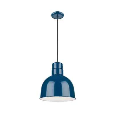 Millennium Lighting R Series 1-Light 11 in. Navy Blue Pendant - Image 1 of 2