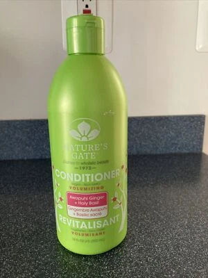 Nuevo Acondicionador Nature’s Gate para Cabello Graso Awapuhi Jengibre + Albahaca Sagrada 18 Fl Oz Foto 1 de 3