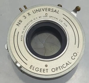 Vintage Elgeet No. 3X Universal Camera Shutter - Picture 1 of 5