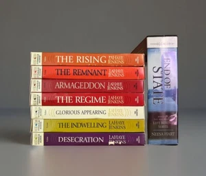 LEFT BEHIND LaHaye & Jenkins/Hart Lot: 8 Christian Fiction Audio Books Cassette - Picture 1 of 2