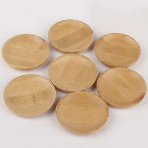 Japanese Style Bamboo Reusable Small Dish Soy Sauce Dish - Picture 1 of 12