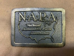 Vintage 1970’s Limited edition NAPA Automotive Parts Association belt buckle NOS - Picture 1 of 2