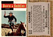 1958 Topps, TV Westerns, #68 Boots & Saddles, Jack Pickard (B)