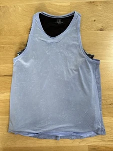 Athleta Girl Sz XL/14 Blue tank camisole double layer athletic top girls - Picture 1 of 4