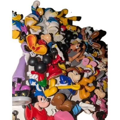 Large Vintage Lot Of Over 70 Disney Mickey Mouse,Heavy Donald Duck, PVC Figurine - Image 1 of 4