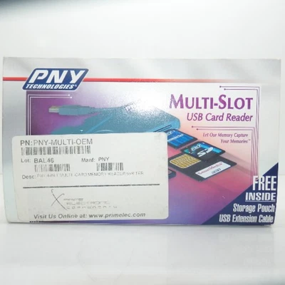 Lector de memoria de tarjetas múltiples PNY 4 en 1 Foto 1 de 2