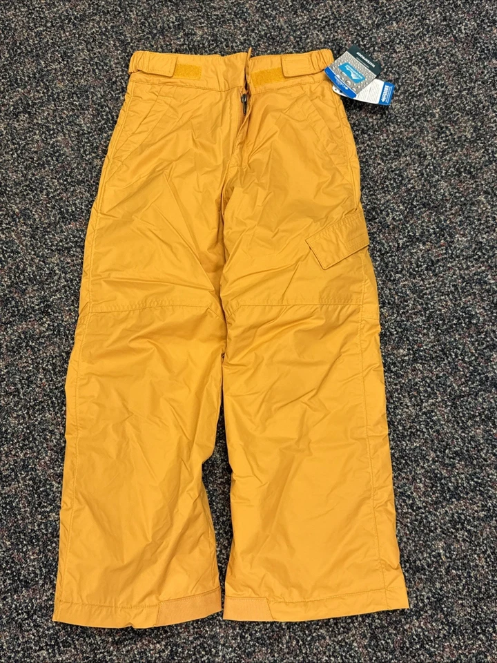 Columbia Ice Slope II Pant Waterproof Ski Snow Pants Yellow Youth Medium