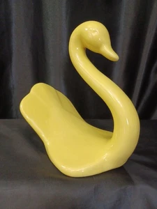Vintage Bright Yellow Swan Towel/Washcloth Holder/Soap Dish  - Picture 1 of 13