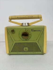 Emerson Transistor Radio Model 868 Miracle Wand c 1957 Seafoam Green - Picture 1 of 6