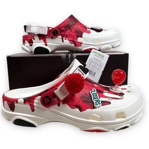 Crocs It Pennywise All Terrain Clog Mens 10 Womens 12 Horror Stephen King - Picture 1 of 17