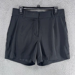 Pantalones cortos de golf para mujer Nike negros talla grande Dri-Fit 5A - Imagen 1 de 6