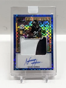 Parche de novato 2021 Najee Harris #'d/35 Panini One en tarjeta automática azul Prizm RPA - Imagen 1 de 3