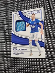 Panini Immaculate 2023-24 Jack Harrison Everton Match Worn Boot Memorabilia /20 - Picture 1 of 3