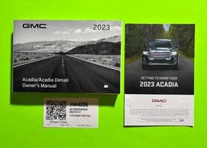 2023 GMC ACADIA / ACADIA DENALI Factory Owners Manual Set *OEM* - Picture 1 of 7
