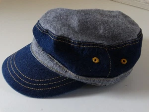 Kangol Mens Denim size small army engineer hat - Picture 1 of 3