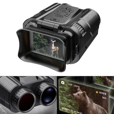 USB C Rechargeable 4K For Night Vision Binoculars with 28X Zoom and HD Display - Image 1 of 4
