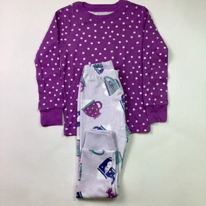Carters Toddler Girl 2-Piece Long Sleeve PJ Set, Size: 3T/3A, Purple - Picture 1 of 8