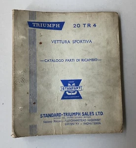 Catalogo parti di ricambio originale TRIUMPH 20 TR4 in ITALIANO - Foto 1 di 5