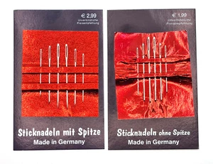 Sticknadeln mit - ohne Spitze 6 Stück - Bild 1 von 3