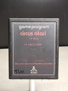 Circus Atari (Atari 2600) Text Label Cart Only - UNTESTED! - Picture 1 of 3