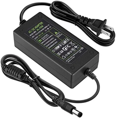 DC 12V 3A Power Adapter US Plug 4.6FT Power Cord 36 Watt AC 100-240V to DC 12... - Image 1 of 4